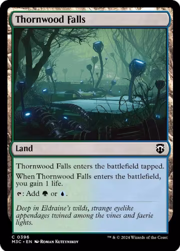 Thornwood Falls (Ripple Foil) (396), Commander: Modern Horizons 3 — Magic card price