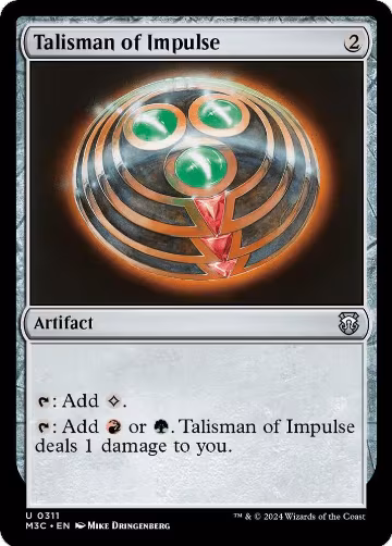 Talisman of Impulse (Ripple Foil) (311), Commander: Modern Horizons 3 — Magic card price