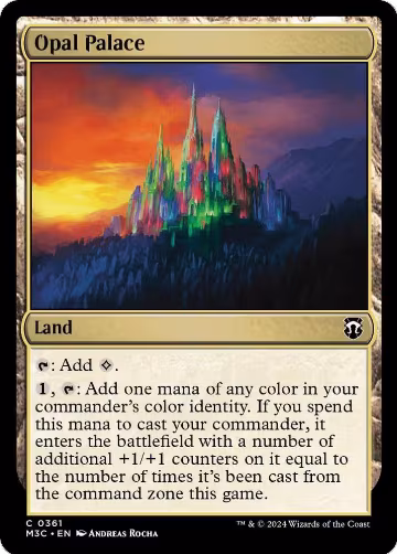 Opal Palace (Ripple Foil) (361), Commander: Modern Horizons 3 — Magic card price