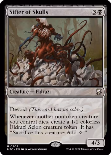 Sifter of Skulls (Ripple Foil) (203), Commander: Modern Horizons 3 — Magic card price