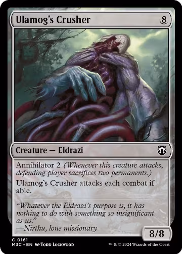 Ulamog's Crusher (Ripple Foil) (161), Commander: Modern Horizons 3 — Magic card price
