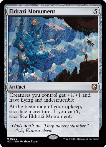 Eldrazi Monument (Ripple Foil) (290), Commander: Modern Horizons 3 — Magic card price