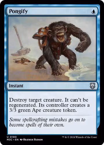 Pongify (Ripple Foil) (190), Commander: Modern Horizons 3 — Magic card price