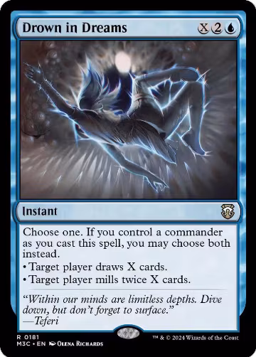 Drown in Dreams (Ripple Foil) (181), Commander: Modern Horizons 3 — Magic card price