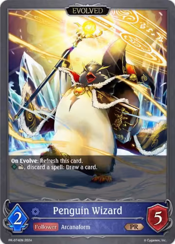 Penguin Wizard (Evolved) (PR-074EN), Shadowverse: Evolve Promo Cards — Shadowverse card price