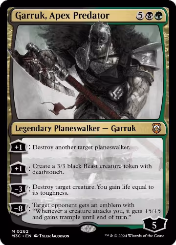 Garruk, Apex Predator (262), Commander: Modern Horizons 3 — Magic card price