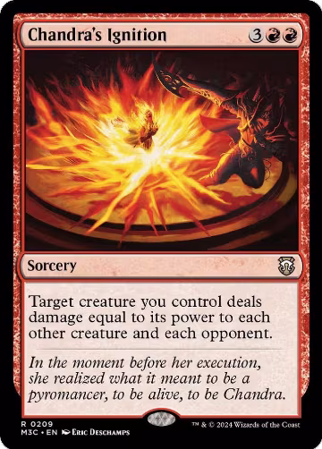 Chandra's Ignition (209), Commander: Modern Horizons 3 — Magic card price