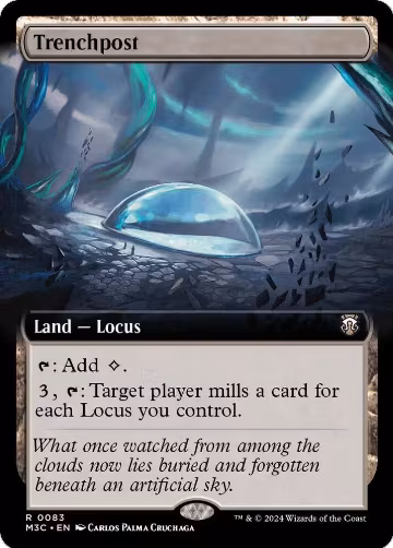 Trenchpost (Extended Art) (83), Commander: Modern Horizons 3 — Magic card price