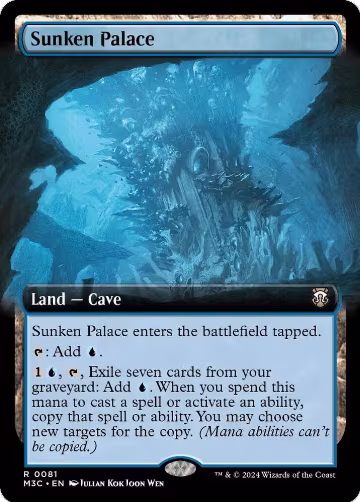 Sunken Palace (Extended Art) (81), Commander: Modern Horizons 3 — Magic card price