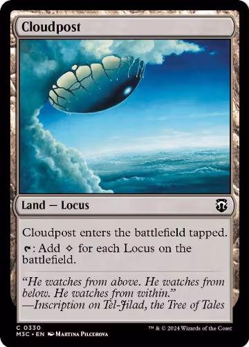 Cloudpost (Ripple Foil) (330), Commander: Modern Horizons 3 — Magic card price