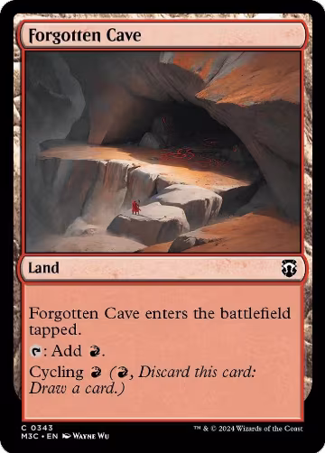Forgotten Cave (343), Commander: Modern Horizons 3 — Magic card price