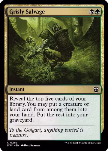 Grisly Salvage (263), Commander: Modern Horizons 3 — Magic card price