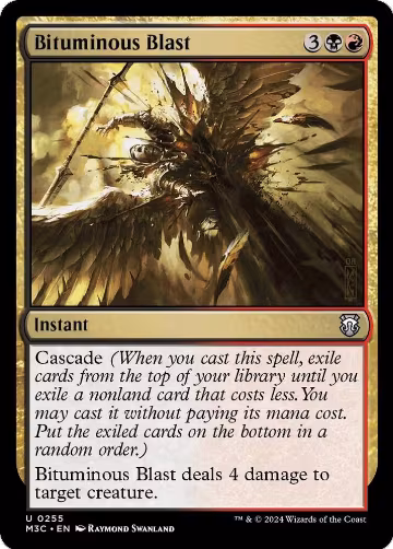 Bituminous Blast (255), Commander: Modern Horizons 3 — Magic card price