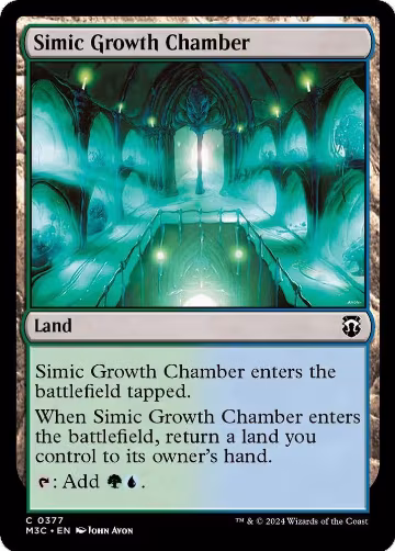 Simic Growth Chamber (Ripple Foil) (377), Commander: Modern Horizons 3 — Magic card price