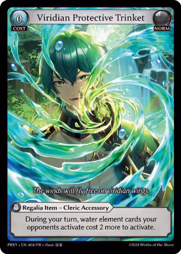 Viridian Protective Trinket (004), Proxia's Vault — Grand Archive card price