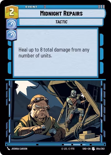 Midnight Repairs (054/262), Shadows of the Galaxy — Star Wars card price