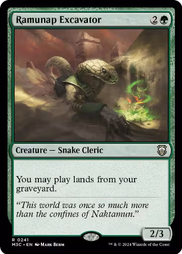 Ramunap Excavator (Ripple Foil) (241), Commander: Modern Horizons 3 — Magic card price