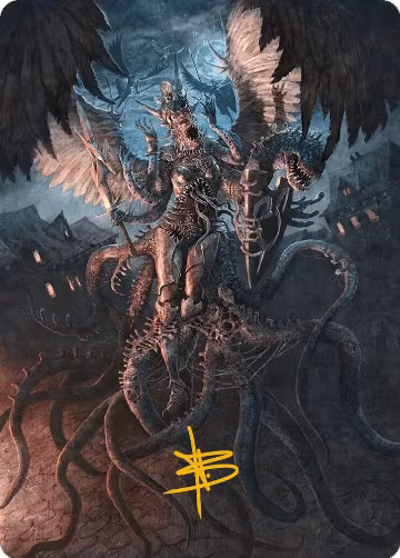Angelic Aberration Art Card (Gold-Stamped Signature) (28), Art Series: Modern Horizons 3 — Magic card price