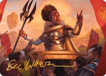 Recruiter of the Guard Art Card (Gold-Stamped Signature) (21), Art Series: Modern Horizons 3 — Magic card price