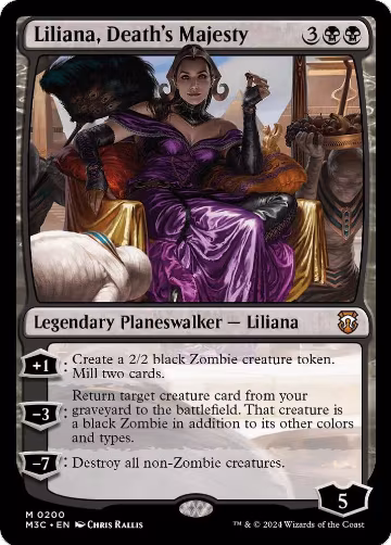 Liliana, Death's Majesty (Ripple Foil) (200), Commander: Modern Horizons 3 — Magic card price