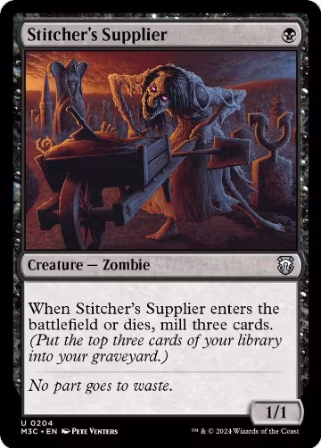 Stitcher's Supplier (Ripple Foil) (204), Commander: Modern Horizons 3 — Magic card price