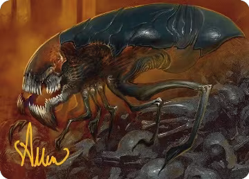 Cranial Ram Art Card (Gold-Stamped Signature) (13), Art Series: Modern Horizons 3 — Magic card price