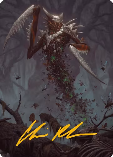 Grist, the Plague Swarm Art Card (Gold-Stamped Signature) (18), Art Series: Modern Horizons 3 — Magic card price