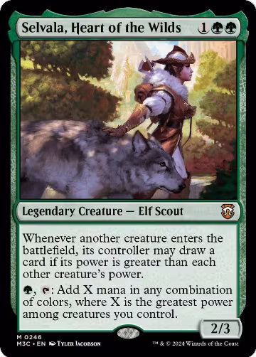 Selvala, Heart of the Wilds (Ripple Foil) (246), Commander: Modern Horizons 3 — Magic card price