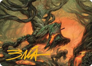Stump Stomp Art Card (Gold-Stamped Signature) (20), Art Series: Modern Horizons 3 — Magic card price
