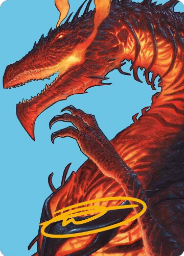 Herigast, Erupting Nullkite Art Card (Gold-Stamped Signature) (44) — card price