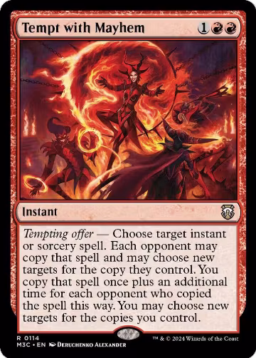 Tempt with Mayhem (114), Commander: Modern Horizons 3 — Magic card price