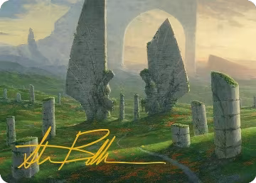 Monumental Henge Art Card (Gold-Stamped Signature) (15), Art Series: Modern Horizons 3 — Magic card price