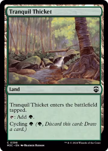 Tranquil Thicket (Ripple Foil) (398), Commander: Modern Horizons 3 — Magic card price