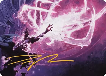 Flare of Malice Art Card (Gold-Stamped Signature) (3), Art Series: Modern Horizons 3 — Magic card price