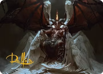 Shilgengar, Sire of Famine Art Card (Gold-Stamped Signature) (4), Art Series: Modern Horizons 3 — Magic card price