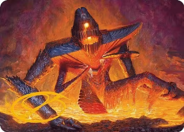 Molten Gatekeeper Art Card (Gold-Stamped Signature) (5), Art Series: Modern Horizons 3 — Magic card price