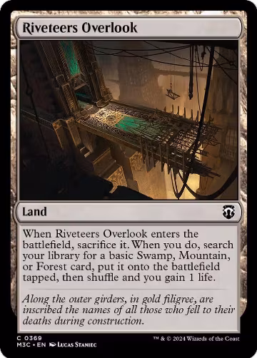 Riveteers Overlook (Ripple Foil) (369), Commander: Modern Horizons 3 — Magic card price