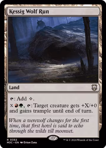 Kessig Wolf Run (Ripple Foil) (352), Commander: Modern Horizons 3 — Magic card price