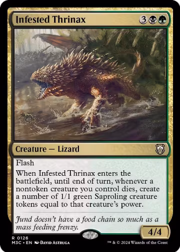 Infested Thrinax (126), Commander: Modern Horizons 3 — Magic card price
