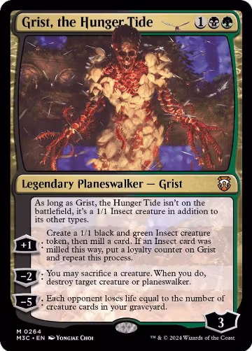 Grist, the Hunger Tide (Ripple Foil) (264), Commander: Modern Horizons 3 — Magic card price