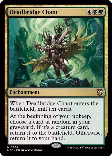 Deadbridge Chant (Ripple Foil) (258), Commander: Modern Horizons 3 — Magic card price