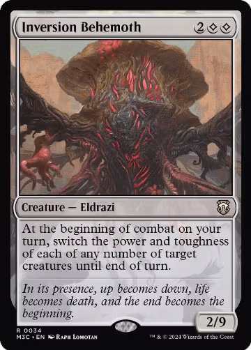 Inversion Behemoth (Ripple Foil) (34), Commander: Modern Horizons 3 — Magic card price