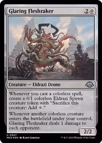 Glaring Fleshraker (Ripple Foil) (507), Modern Horizons 3 — Magic card price