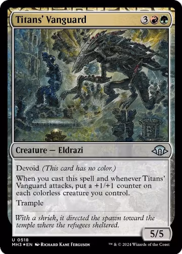 Titans' Vanguard (Ripple Foil) (518), Modern Horizons 3 — Magic card price