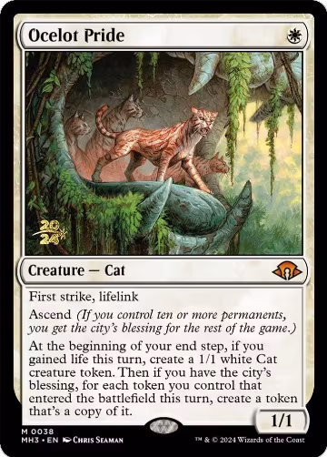 Ocelot Pride (38), Prerelease Cards — Magic card price
