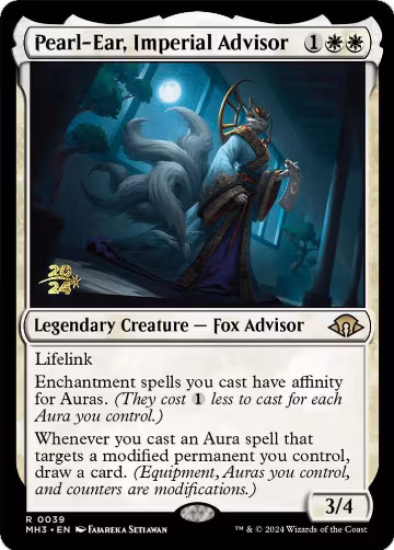 Pearl-Ear, Imperial Advisor (39), Prerelease Cards — Magic card price