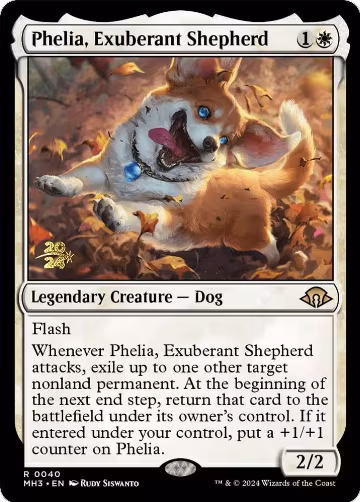 Phelia, Exuberant Shepherd (40), Prerelease Cards — Magic card price