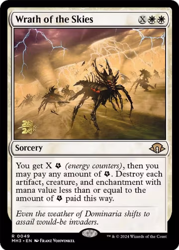 Wrath of the Skies (49), Prerelease Cards — Magic card price