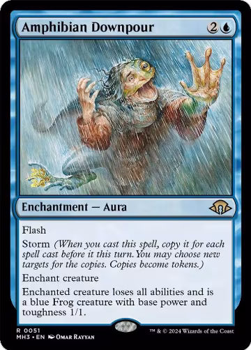 Amphibian Downpour (51), Prerelease Cards — Magic card price