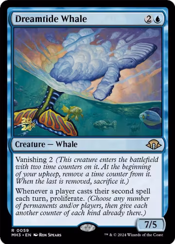 Dreamtide Whale (59), Prerelease Cards — Magic card price
